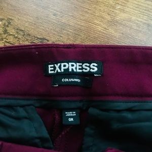 Express Columnist Ankle Pant Size 0R